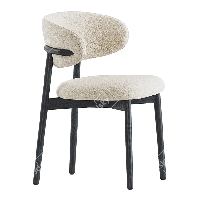 Elegant Oleandro Chair for Calligaris 3D model image 2