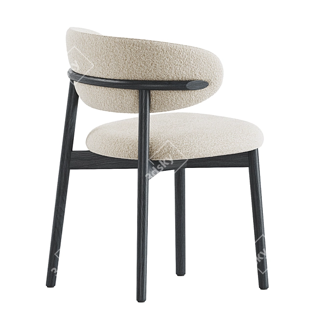 Elegant Oleandro Chair for Calligaris 3D model image 3