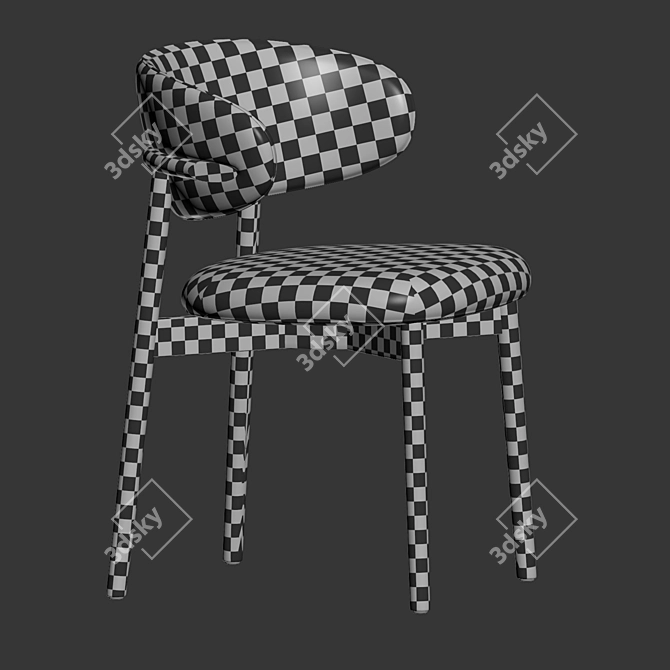 Elegant Oleandro Chair for Calligaris 3D model image 6