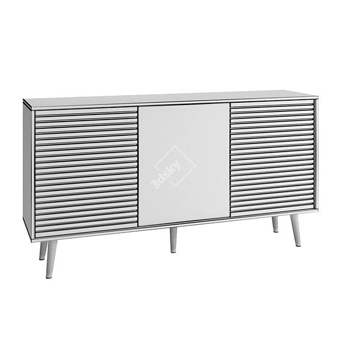 Elegant Ellaruth Sideboard: Modern Furniture 3D model image 4