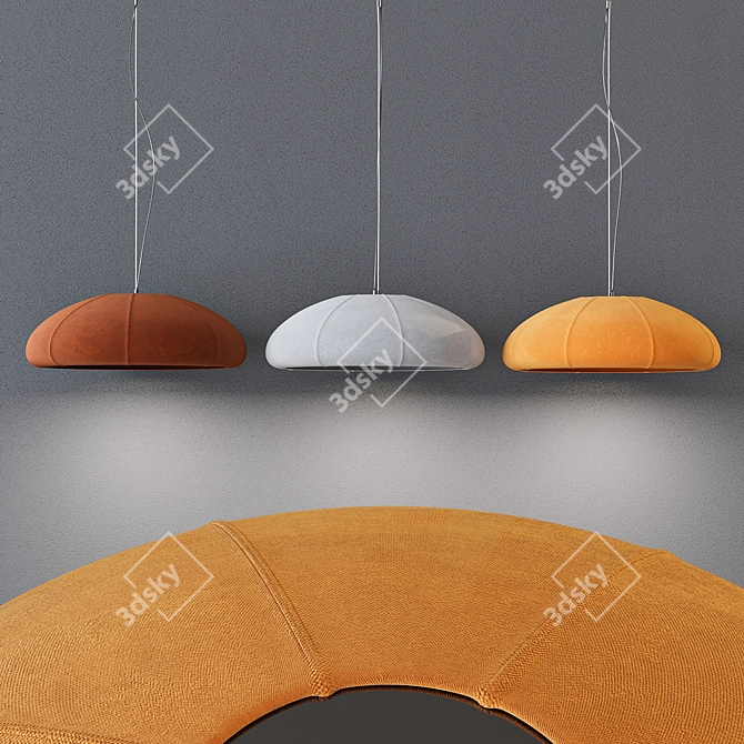 Marbido LED Pendant Lampshade 3D model image 3