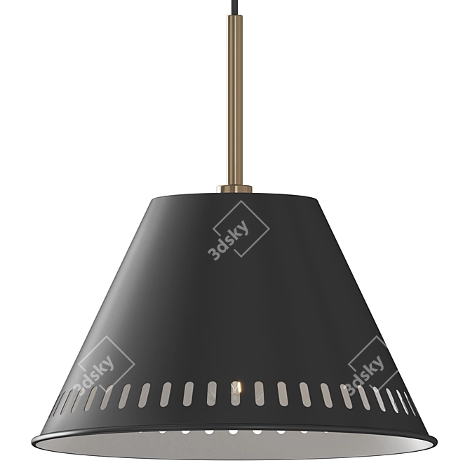  Nordic Pine Pendant Light 3D model image 1