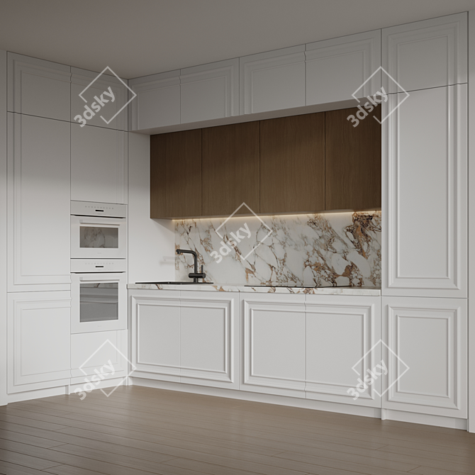 Miele Integrated Appliance Kitchen 3D model image 3