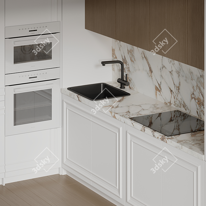 Miele Integrated Appliance Kitchen 3D model image 5