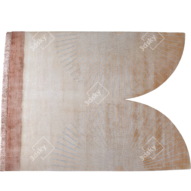 Irradia Golran Rug: Modern Elegance 3D model image 1