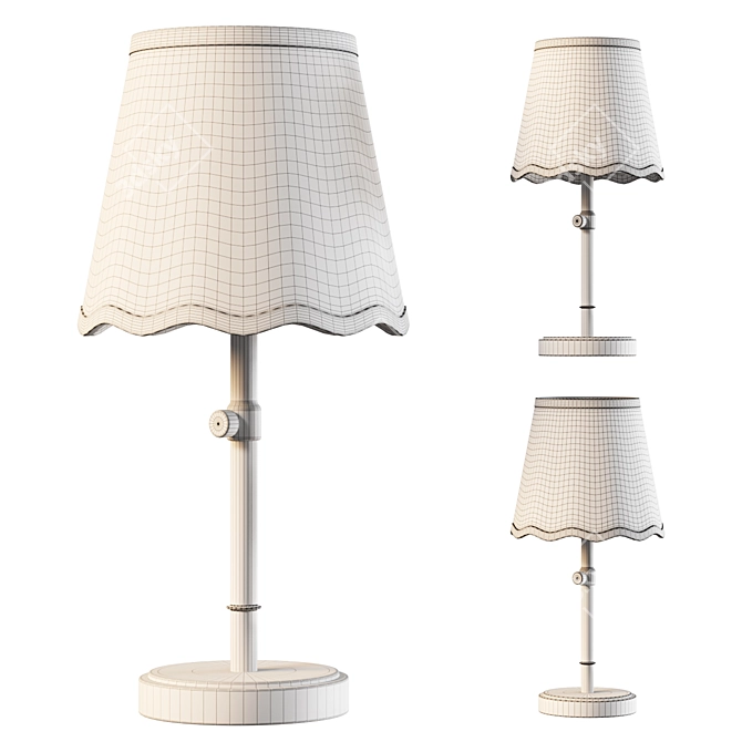 Amelia Adjustable Table Lamp 3D model image 2