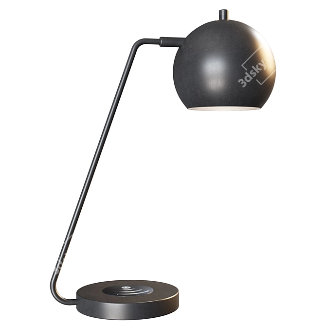 River Charge Task Lamp: Modern Desk Light 3D model image 1