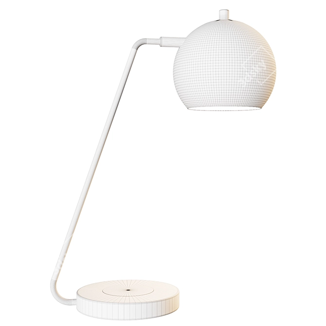 River Charge Task Lamp: Modern Desk Light 3D model image 2