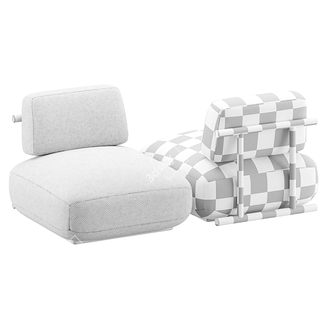 MDF Italia COSY Garden Sofa 3D model image 5