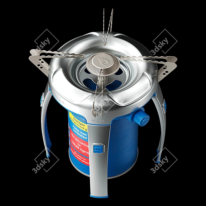 Corona Gas Cylinder 3D Model 3D model image 4