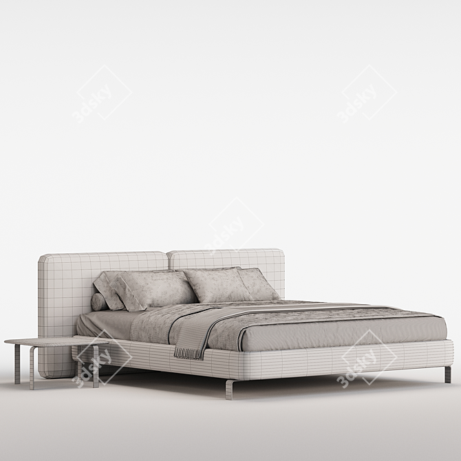 Modern Tatlin Cover Bed: 2017 3D model image 3