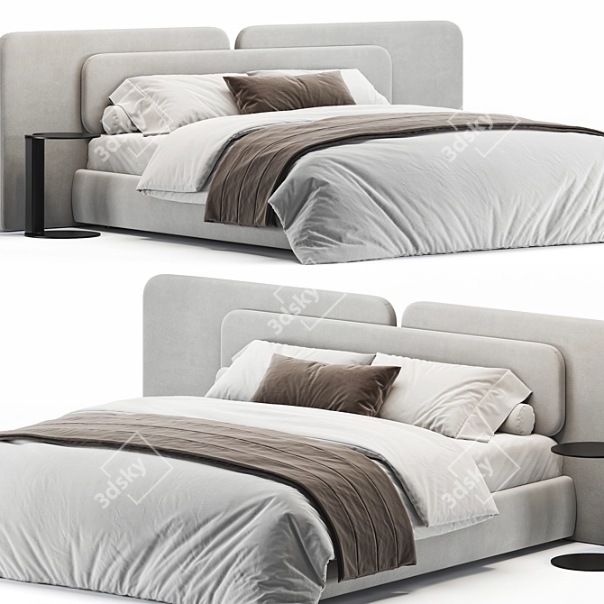 Contemporary Angelo Bed 2013 3D model image 2