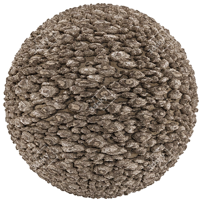 Pebble Stones 4k PBR Textures 3D model image 1