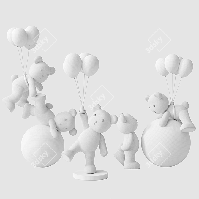 Decorative Bears Collection - 3D Models 3D model image 2