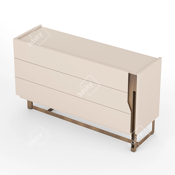 Elegance in Mirage Drawers Tables 3D model image 5