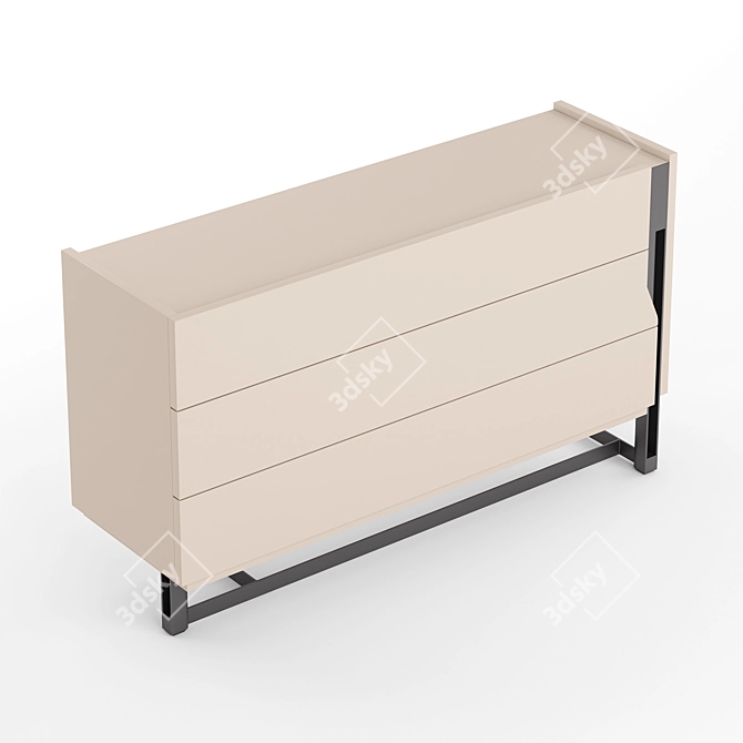 Elegance in Mirage Drawers Tables 3D model image 6