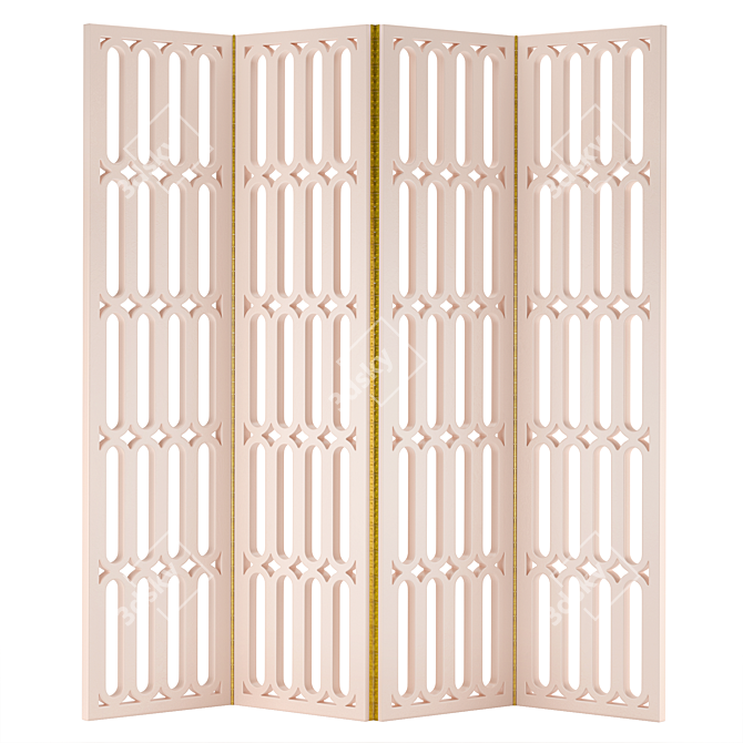 Marshmallow Partition Screen 3D model image 1