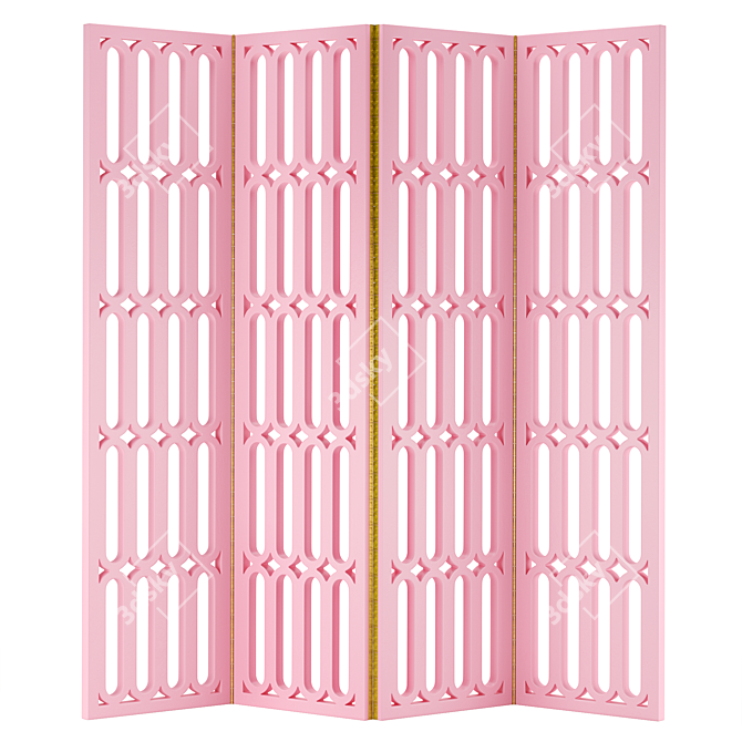 Marshmallow Partition Screen 3D model image 4