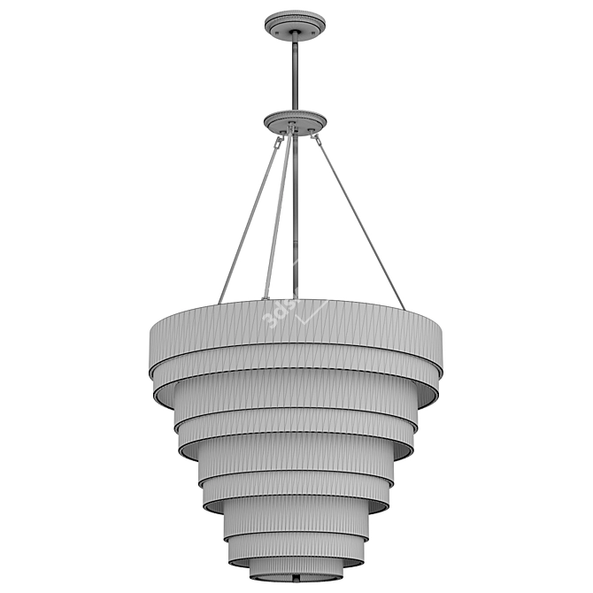 Hinkley Pendant Light QN-ECHELON-8P 3D model image 2