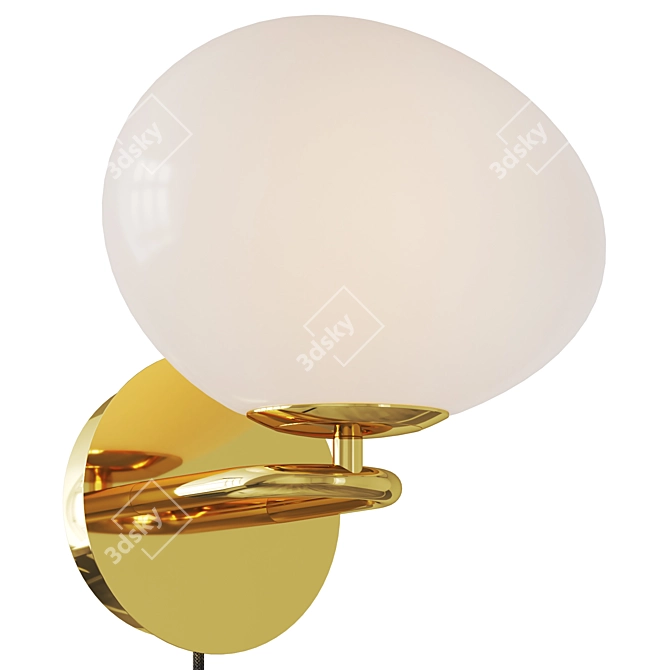 Minimalist DFTP Shapes Sconce 3D model image 1