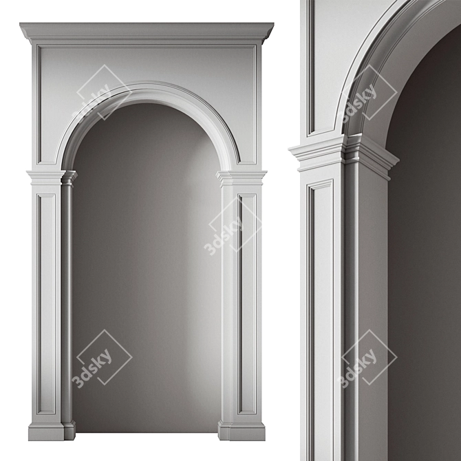 Classic Arch 3D Models Bundle 3D model image 1