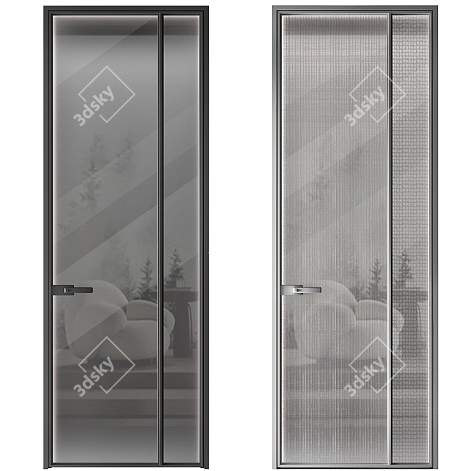 Raised Panel Doors: Modern Elegance 3D model image 7