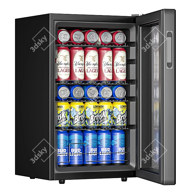 STAIGIS MINI FRIDGE - Compact Refrigerator 3D model image 2