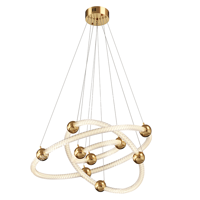 Luxury Auralia M Pendant Chandelier 3D model image 1