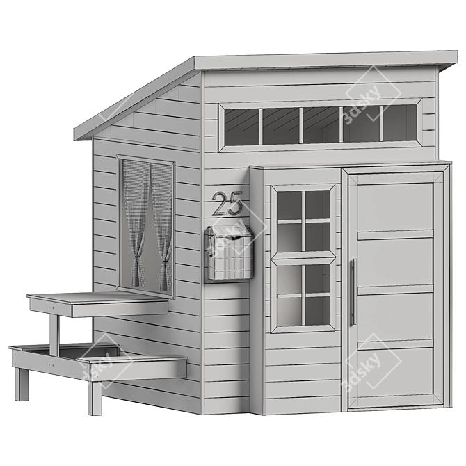 Children's Playhouse Model 3D model image 5