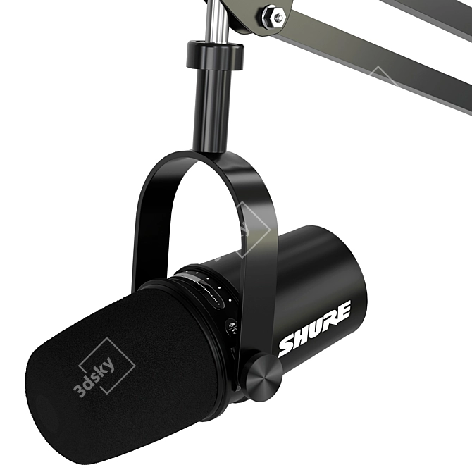 SHURE MV7 Studio Microphone Package 3D model image 4