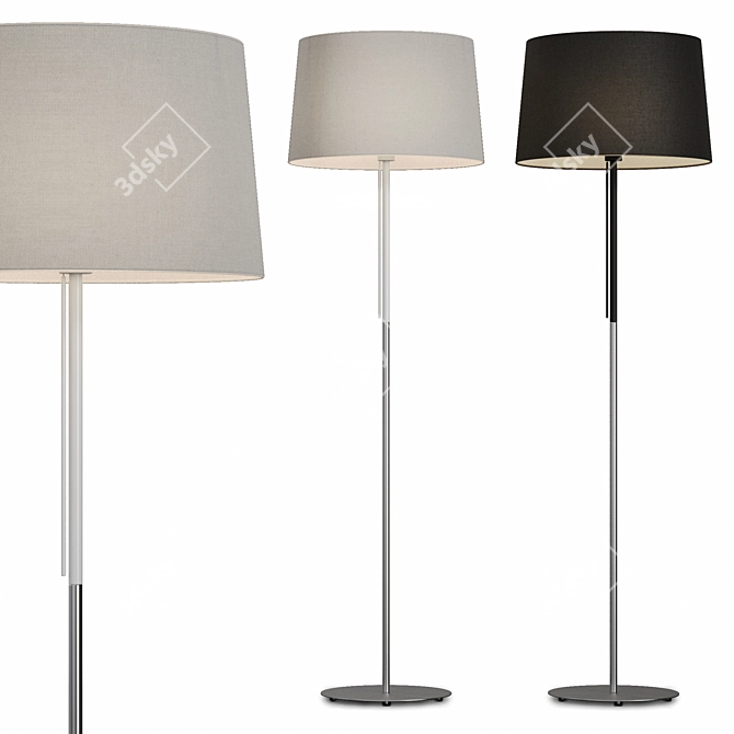 Elegant Volta Floor Lamp 3D model image 2