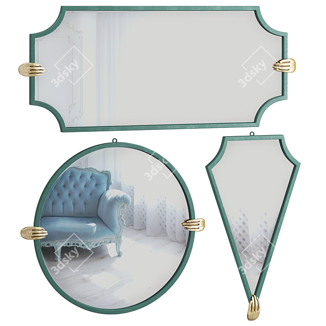 Stylish SIGMA L2 Mirrors 3D model image 5