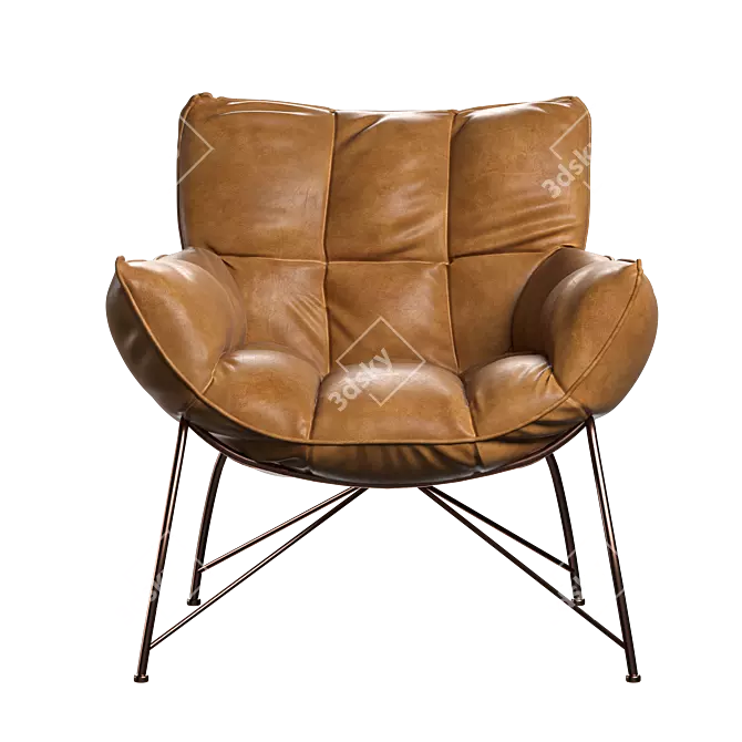 Modern Armchair 3D Model PH-7095 3D model image 4