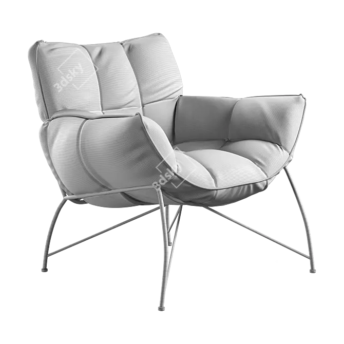 Modern Armchair 3D Model PH-7095 3D model image 5