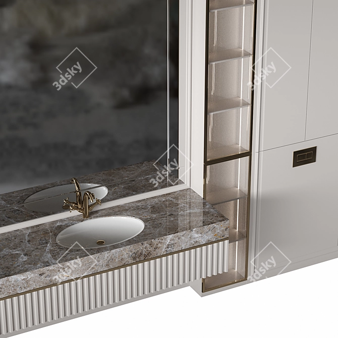 Luxury Bath Set Bundle 13 3D model image 4