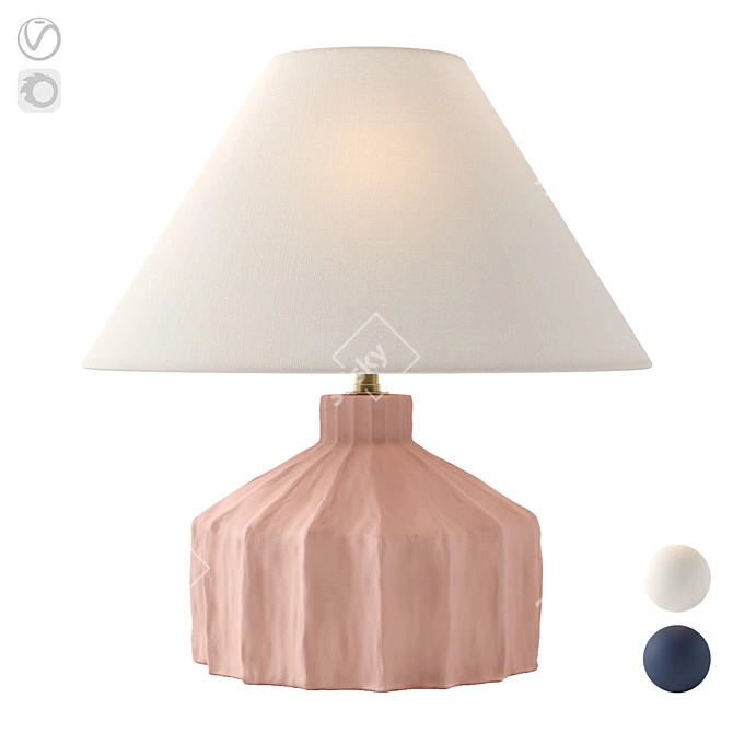  Veneto Small Table Lamp 3D model image 1