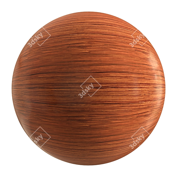 Seamless Texture Wood Displacement Modifier 3D model image 1