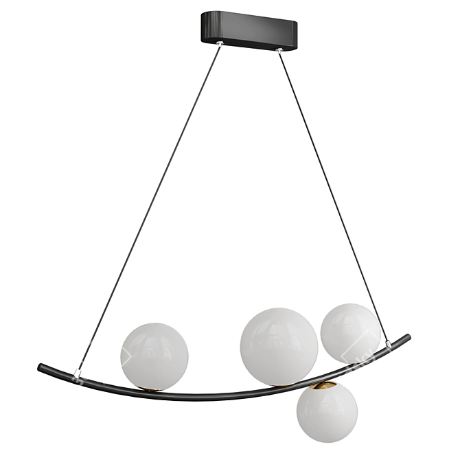 Modern Pendant Light Fixture DINO 3D model image 1