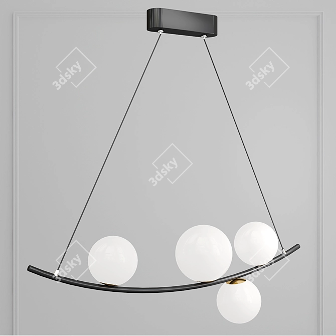 Modern Pendant Light Fixture DINO 3D model image 2