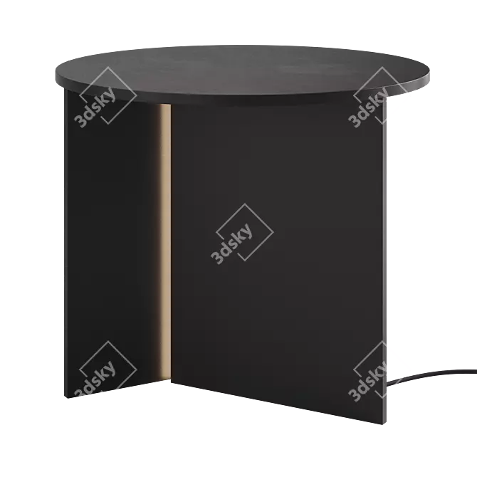 Modern LED Side Table Stella 3D model image 4