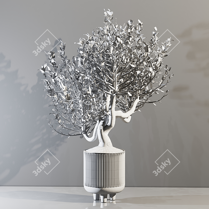 20cm Indoor Plant 3D Model 3D model image 9