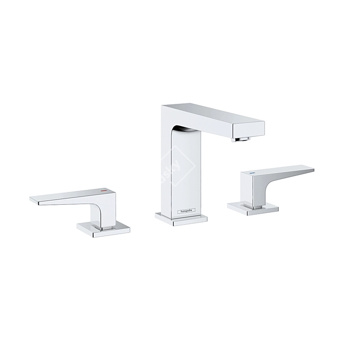 Hansgrohe Metropol Mixer Set 3D model image 3