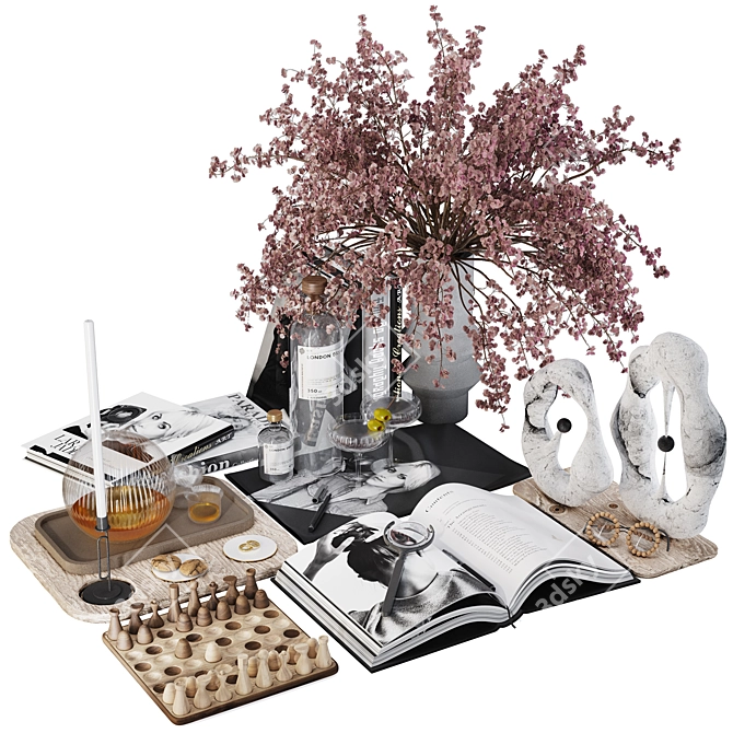 Decorative Set with 3D Models 3D model image 6