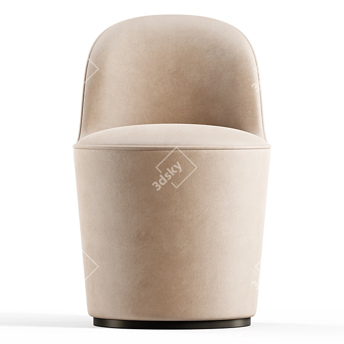 Seamless Textured Lounge Chair, 3D Product 3D model image 2