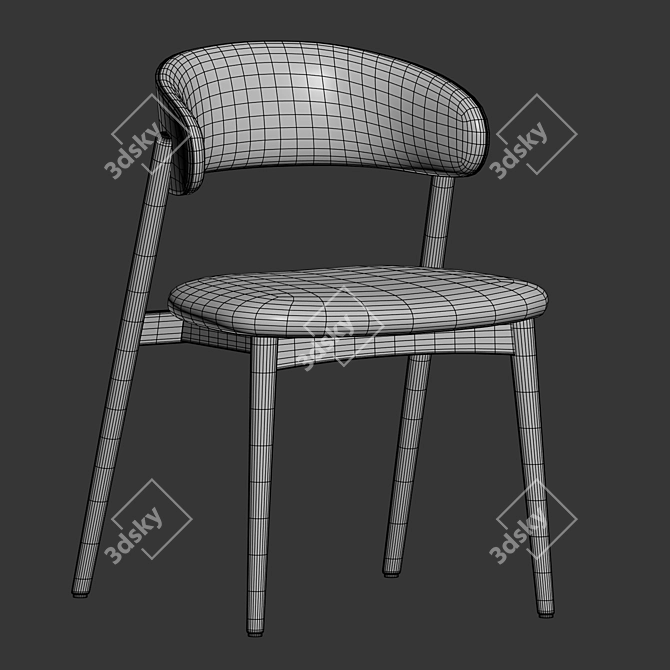 Modern Siena Chair Design 3D model image 5