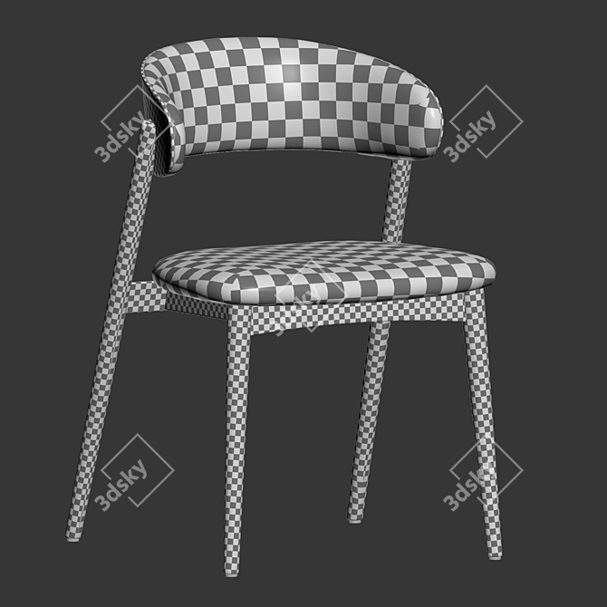 Modern Siena Chair Design 3D model image 6