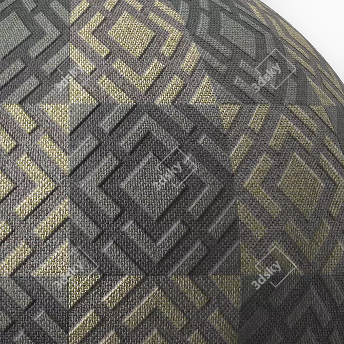 Stitched Fabric Sbsar 4k Seamless 3D model image 3