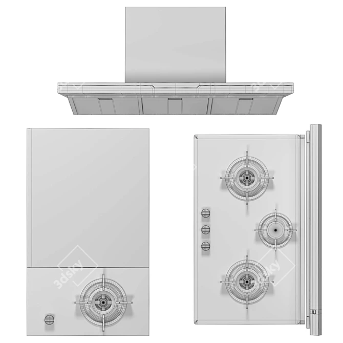 Electrolux 5-in-1 Appliance Set 3D model image 7