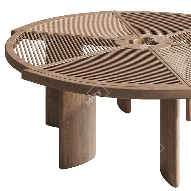 Sleek Rio Coffee Table 3D model image 3