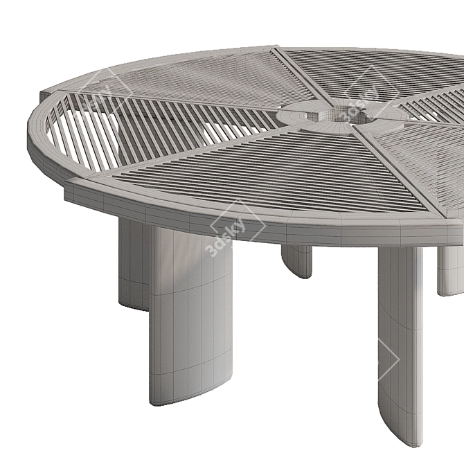 Sleek Rio Coffee Table 3D model image 4